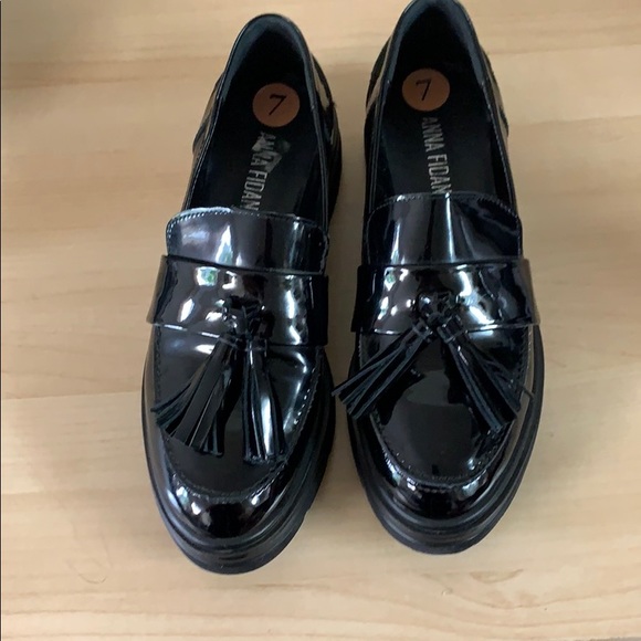 Anna Fidanza Vera Pelle Shoes - Anna Fidanza Vera Pelle black loafers size 38